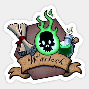 Warlock Icon Sticker